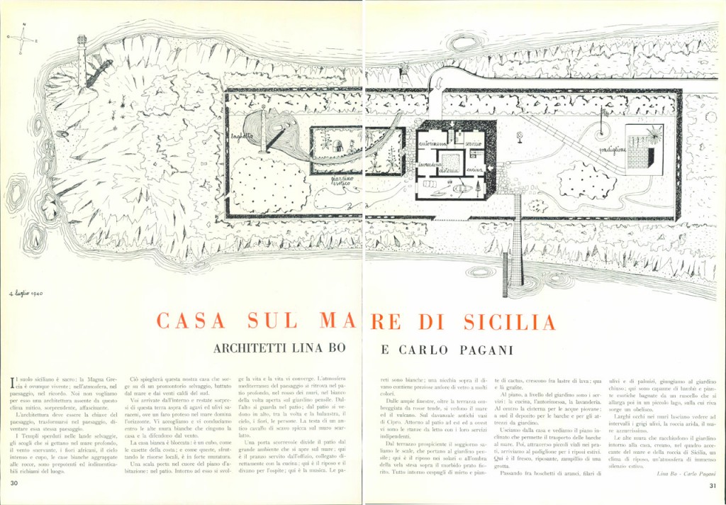 lina bo bardi casa al mare plans planos en paukf