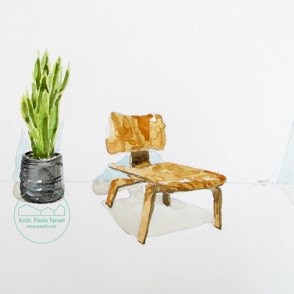 EAMES BODEGON SILLA PAUKF