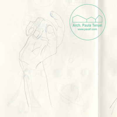 manos hands mano hand main dibujo acuarela watercolor illustrazione ilustración drawing paukf pkf