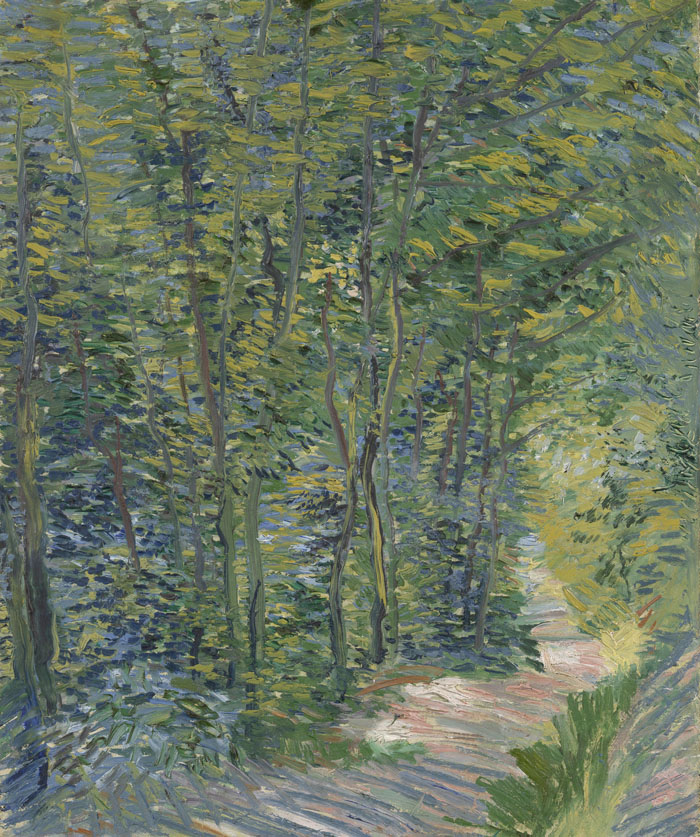 Sendero en los bosques Path in the Woods Paris, May 1887 - July 1887 Vincent van Gogh en paukf