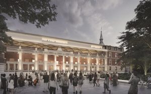 Handmade render de Foster y Rubio para el Prado en paukf arquitecto arch paula teruel