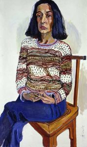 Marisol-1981-by-Alice-Neel-on-Paukf-paintings-artist-female-women-i-admire-womeniadmire